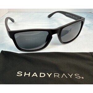 Shady Rays Titan G-15 POLARIZED UV 400 Blackout Sunglasses Black
